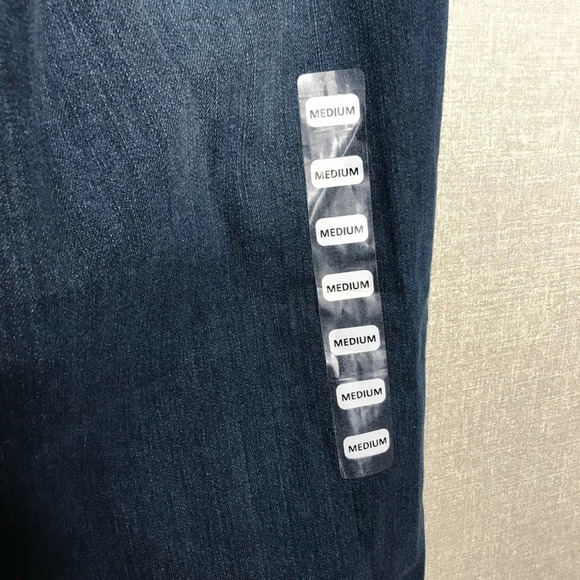 NWT Indigo Blue Dark Wash Boot Cut Maternity Jeans - Picture 5 of 6